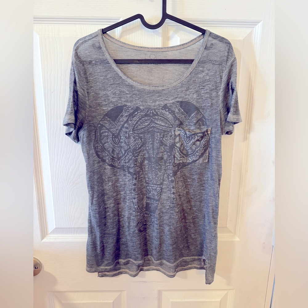 Elephant print T-shirt